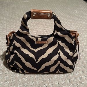 Kate Spade Canvas Zebra Purse